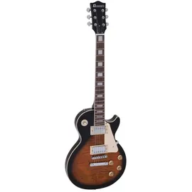 Dimavery LP-700 E-Gitarre, flamed braun