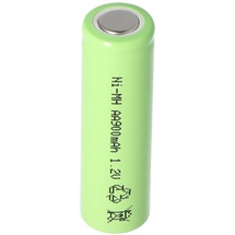 AccuCell NiMH Akku Flat Top Mignon AA 900mAh Industrieausführung mit flachem Pluspol