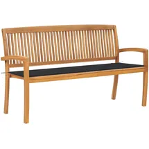 vidaXL Stapelbank 159 x 52 x 90 cm Grau