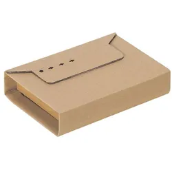 Quali Well Versandkarton Buchverpackung »Multiwell MW-351-E« mini 0,74 L braun, 15x4.3x12.9 cm