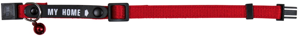 Trixie Katzenhalsband My Home - Einheitsgröße (rot)