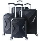 Cheffinger Koffer-Set 4-tlg. schwarz