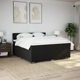vidaXL Boxspringbett 180 x 200 cm Schwarz
