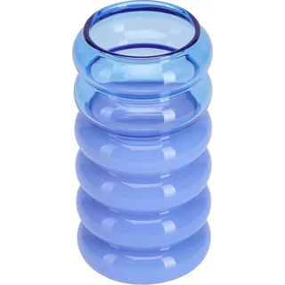 Bubble Vase oder Kerzenständer blau 2in1