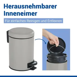 Wenko Leman 3 l taupe