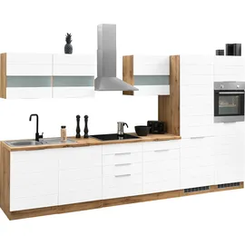 kochstation Küchenzeile KS-Luhe 360 cm weiß