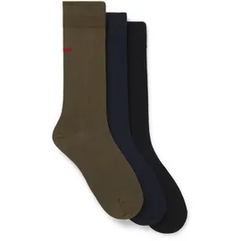 hugo underwear Businesssocken »3P RS UNI CC« Packung, 3er Pack, 3 Stk. tlg. mit kontrastfarbenen Logo-Schriftzug