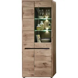 Innostyle Vitrine Bellano 80 x 38 x 202 cm Braun