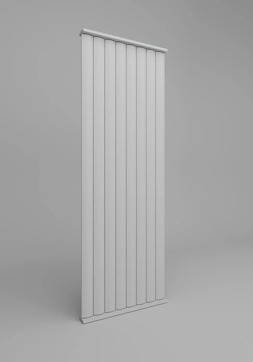 ter Hürne Ovalon Raumteiler Uni weiß Denver Divisio 2800x37x120 mm