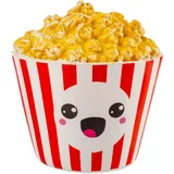 alles-meine.de GmbH XL große - Spardose - Popcorn - 10 cm - mit Verschluß - stabile Sparbüchse - aus Kunstharz/Polystone - für Kinder & Erwachsene/Sparschwein/lustig witzig..