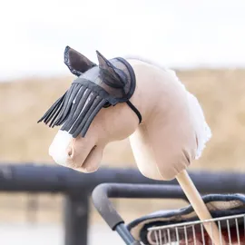my hobby horse Fliegenhaube mit Fransen für Steckenpferde Schwarz