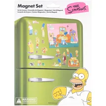 Grupo Erik Magnete Set Die Simpsons - Magnet Kühlschrank Größe ca. 14,5 x 21 cm - Offizieller The Simpsons Geschenke Fanartikel