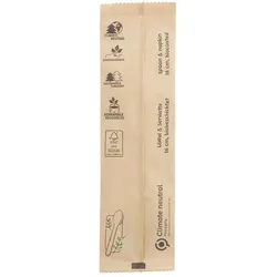greenbox - Holz-Besteck-Sets Löffel & Serviette, 16 cm, biobeschichtet, 500 St.