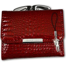 Jennifer Jones Leather Jennifer Jones Damen Minibörse RFID rot
