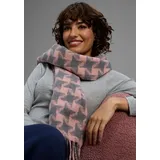 LAURA SCOTT Modeschal LAURA SCOTT, Damen, rosa, hellgrau, Web, Obermaterial: 100% Polyester, gemustert, Modetücher, im tollen Stern-Design in verschiedenen Farben - NEW