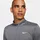 Nike Pacer Half-Zip Laufshirt grau M