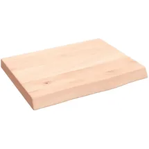 vidaXL Waschtischplatte 40x30x4 cm Massivholz Unbehandelt