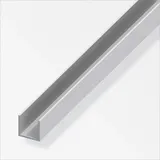 Alfer U-Profil 8 x 10,1 x 1000 mm silber Profil Aluminiumprofil u Schiene - Alfer