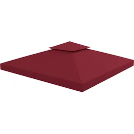 Outsunny Ersatzdach für Pavillon 3 x 3 m 180 g/m2 rot