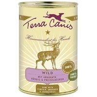 Terra Canis Wild mit Vollkornnudeln, Preiselbeeren & Kürbis 12 x 400 g