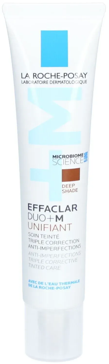 La Roche-Posay Effaclar Duo+M Unifiant Anti-Imperfections Triple Corrective Tinted Care Deep Shade 40 ml