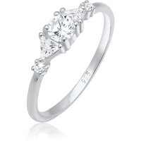 Elli PREMIUM Elli PREMIUM Ring Triangel Zirkonia Funkelnd 925 Silber vergoldet Ringe   Damen