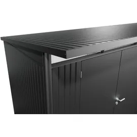Biohort AvantGarde A1 1,8 x 1,8 m dunkelgrau-metallic Doppeltür