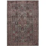 benuta Vintage-Teppich, Mehrfarbig, Rot, Kunststoff, Vintage, Rechteckig, & Im Style: Elegant, Retro - Pflegeleicht Für Wohnzimmer Schlafzimmer