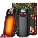 Svintora Handwärmer Elektrisch 2er-Pack, LED-Anzeige & 5 Heizstufen, USB-C Taschenwärmer, Ideal für Golf, Camping, Wandern, Wintersport, Männer und Frauen