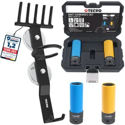 TECPO Druckluft Werkzeug Magnethalter für Hebebühne und...