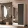masseno Schwebetürenschrank LAMELLO 120 x 216 x 61 cm Weiß