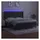 vidaXL Boxspringbett 180 x 200 cm Dunkelgrau