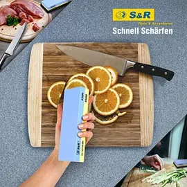 S&R Schleifstein Doppelseitig 1000/6000