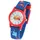 Q&Q VR99J010Y 30 mm Resin Gehäuse Blau Silikonarmband