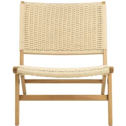 Ebuy24 Carson Sessel Lounge-Sessel Holz weiß.