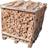 Kaminholz Brennholz Buche trocken 25 cm - 1 RM Palette