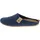 ROHDE Herren Pantoffel Filz Hausschuh Blau 46