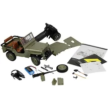 AMEWI RC-Auto Jeep Willys MB Scale Crawler 4WD 1:14 RTR grün