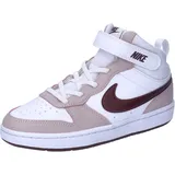 Nike Kinder Sneaker Court Borough Mid 2 (PSV) CD7783-118 28.5 - White/Burgundy Crush-Platinum