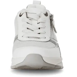 Gabor Damen Low-Top Sneaker Silber/Weiß 41