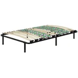 Teiltellerlattenrost i-flair Tellerlattenrost 90x200 cm auf Füßen, Gästebett Ergo IF55, i-flair, Kopfteil nicht verstellbar, Fußteil nicht verstellbar, Für alle Matratzen geeignet,stabile Füsse 90 cm x 200 cm x 37 cm