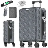 Kesser 4-Rollen Cabin 55 cm / 55 l grau/silber