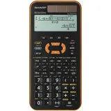 Sharp EL-W531XGYR Wissenschaftlicher Taschenrechner schwarz/orange