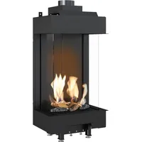 Kratki Gaskamin Kratki LEO 45 / 68 dreiseitig Erdgas