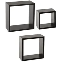 Atmosphera Créateur d'intérieur Wandregal in schwarz | Gr.: onesize