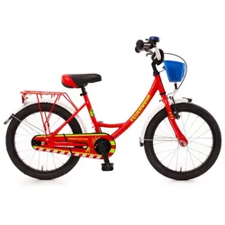 BACHTENKIRCH Kinderfahrrad »18" FEUERWEHR«, Rücktritt, rot