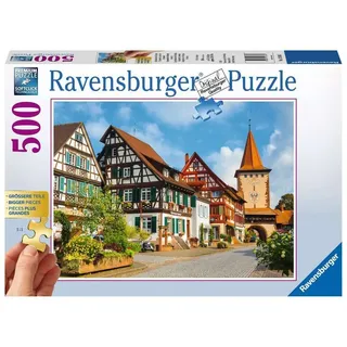 Ravensburger Puzzle 13686 - Gengenbach im Kinzigtal - 500 Teile Puzzle für Erwachsene und Kinder ab 10 Jahren, Puzzle mit größeren Teilen