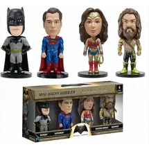 Funko LLC FunKo Mini Wacky Wobbler Batman Superman 4-Pack