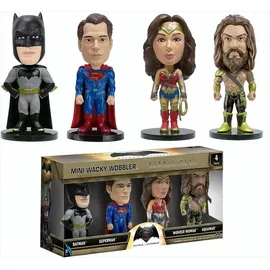 Funko LLC FunKo Mini Wacky Wobbler Batman Superman 4-Pack