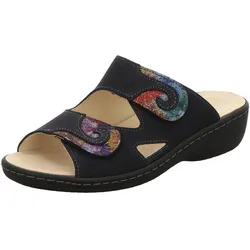Longo Damen Pantolette bequem  in blau